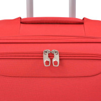 Miniatyr av produktbild för Resväskor 3 st röd soft case