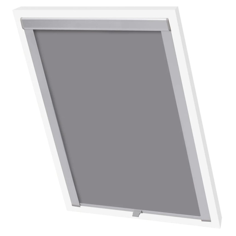 Produktbild för Mörkläggande rullgardin grå P06/406