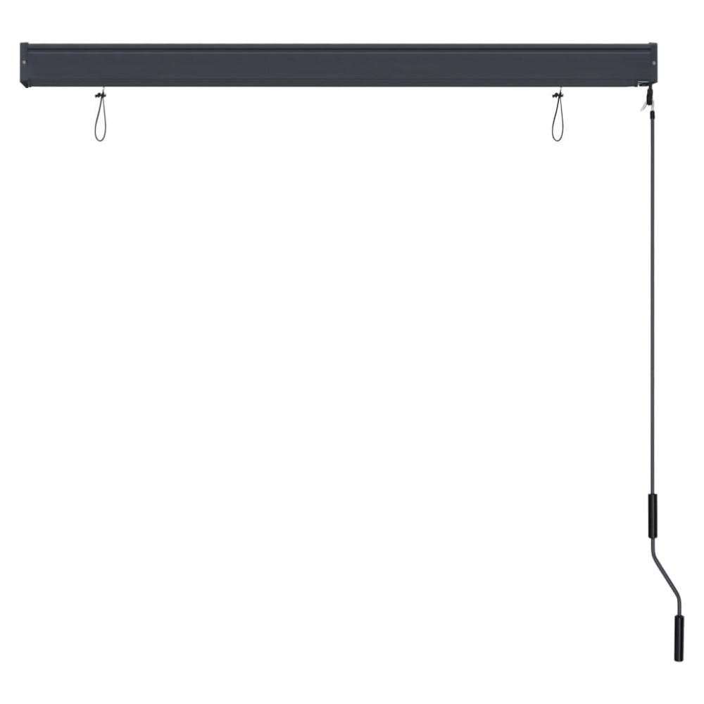 Produktbild för Rullgardin utomhus 140x250 cm blå och vit