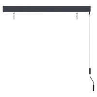 Produktbild för Rullgardin utomhus 140x250 cm blå och vit