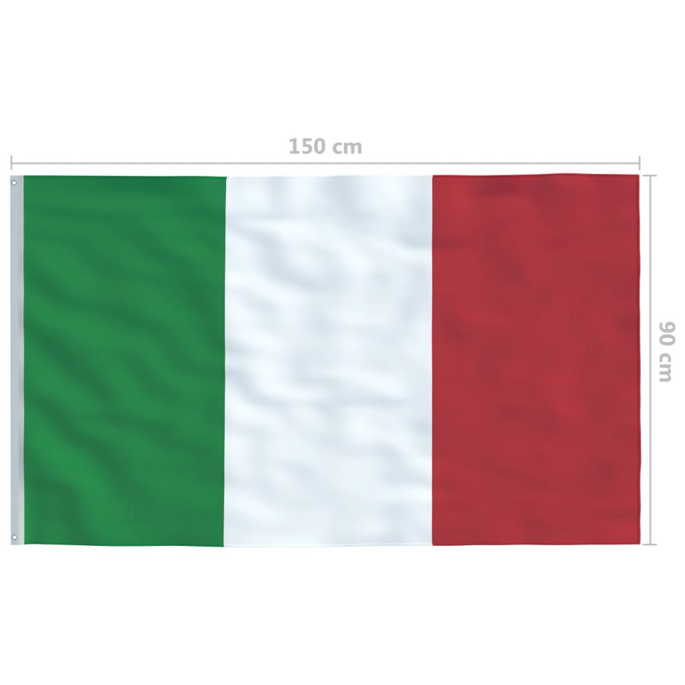 Produktbild för Italiens flagga 90x150 cm
