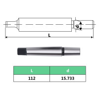 Produktbild för Snabbchuck MT2-B16 med 13 mm spännvidd