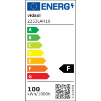 Produktbild för Strålkastare med sensor 100 W LED kallvit