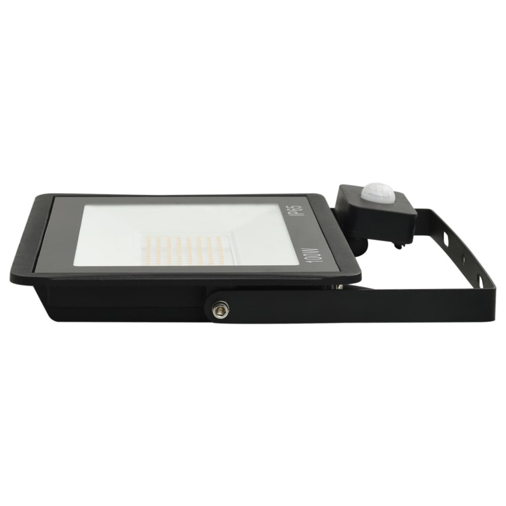 Produktbild för Strålkastare med sensor 100 W LED kallvit