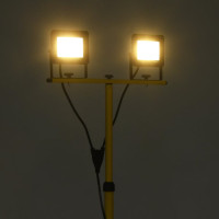 Produktbild för Strålkastare med stativ 2x30 W LED varmvit