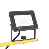 Produktbild för Strålkastare med stativ 2x30 W LED kallvit