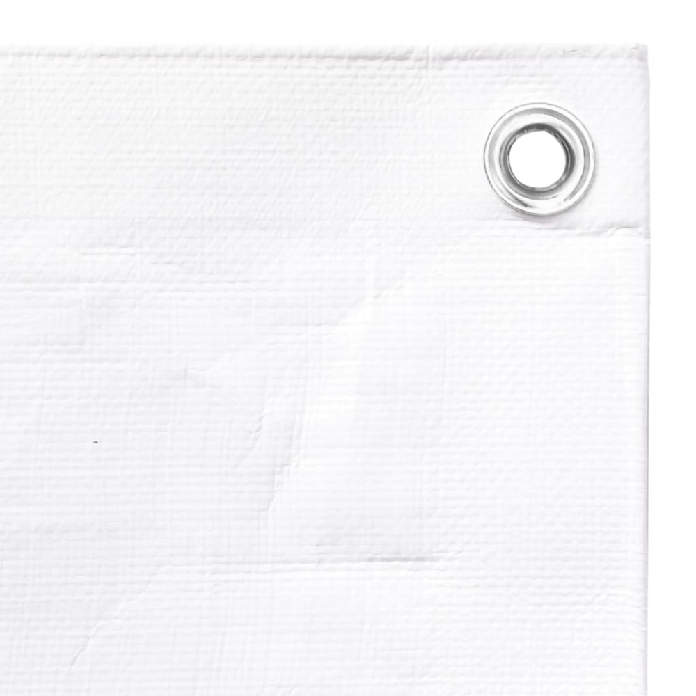 Produktbild för Presenning 260 g/m² 6x10 m vit HDPE