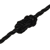 Produktbild för Rep svart 3 mm 25 m polypropen