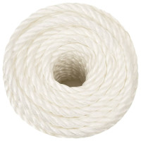 Produktbild för Rep vit 16 mm 250 m polypropylen