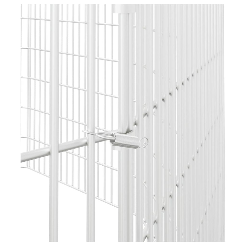 Produktbild för Husdjursbur 12-panel 54x80 cm galvaniserat järn