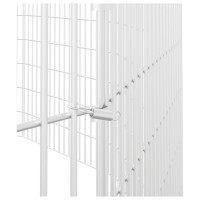 Produktbild för Husdjursbur 12-panel 54x80 cm galvaniserat järn