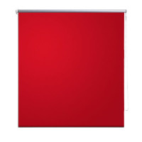 Produktbild för Rullgardin röd 80 x 175 cm mörkläggande