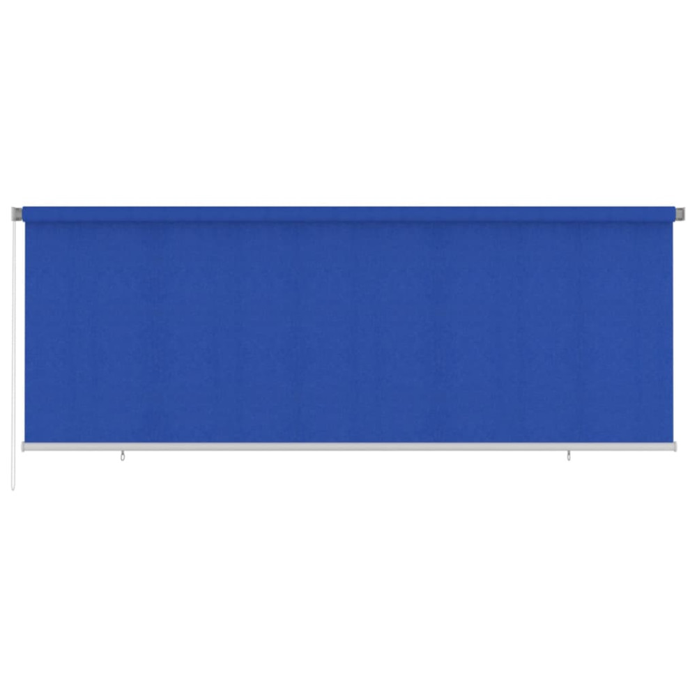 Produktbild för Rullgardin utomhus 405 (B) x 140 (H) cm blå HDPE