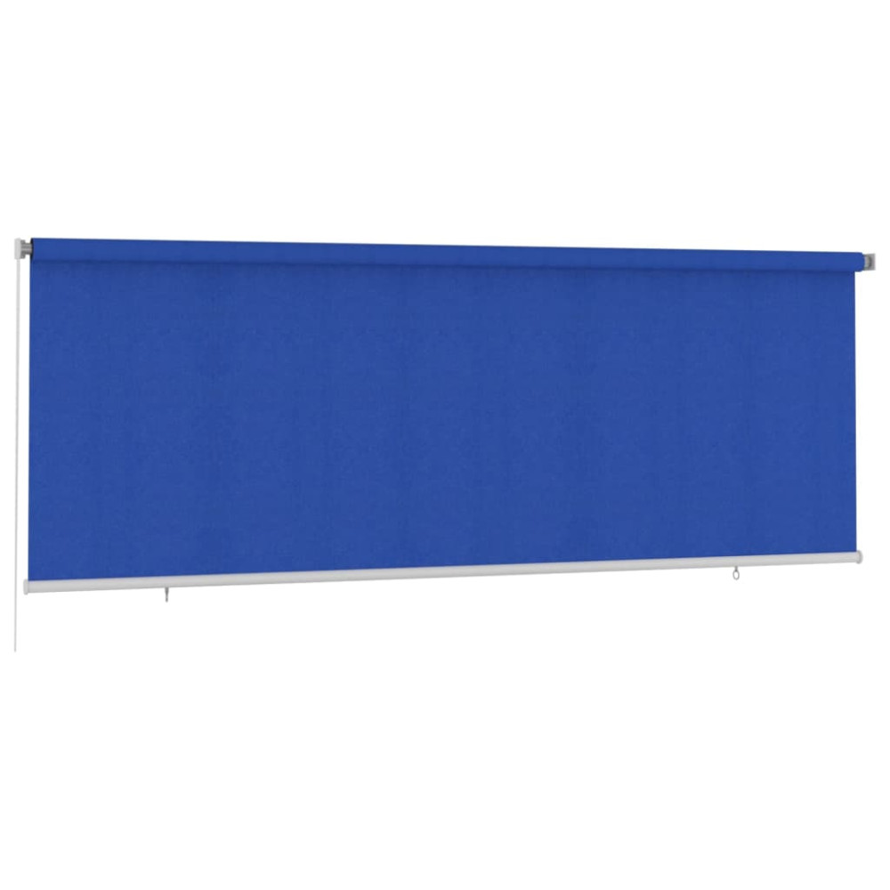 Produktbild för Rullgardin utomhus 405 (B) x 140 (H) cm blå HDPE