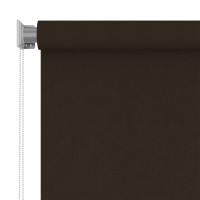 Produktbild för Rullgardin utomhus 165 (B) x 140 (H) cm brun HDPE