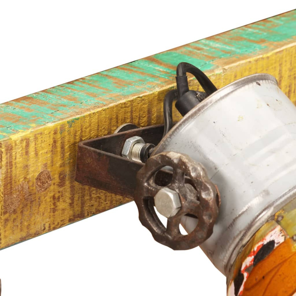 Produktbild för Industriell vägglampa flerfärgad 90x25 cm E27