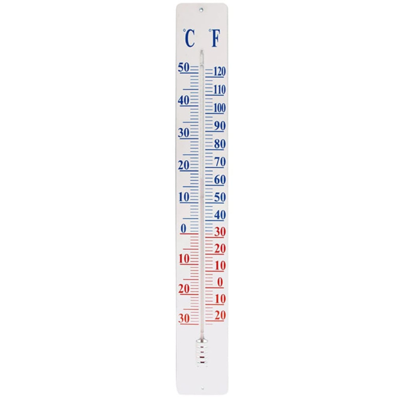 Produktbild för Esschert Design Termometer på väggplatta 90 cm TH9