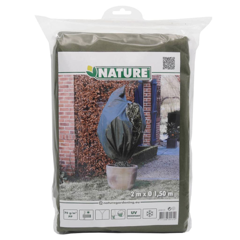 Produktbild för Nature Frostskydd för växter fleece 70 g/m grön 1,5x2 m