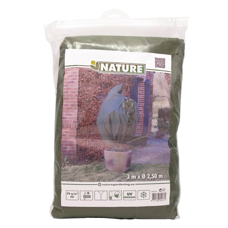 Produktbild för Nature Frostskydd för växter fleece 70 g/m grön 2,5x3 m