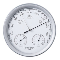 Produktbild för Nature 3-i-1 Barometer med termometer och hygrometer 20 cm 6080081