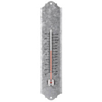 Produktbild för Esschert Design Väggtermometer skrotzink 30 cm OZ10