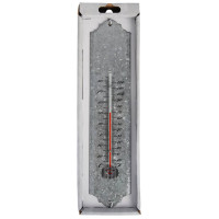 Produktbild för Esschert Design Väggtermometer skrotzink 30 cm OZ10