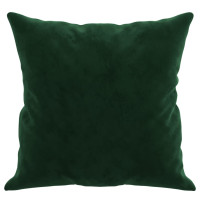 Produktbild för Prydnadskuddar 2 st mörkgrön 40x40 cm sammet