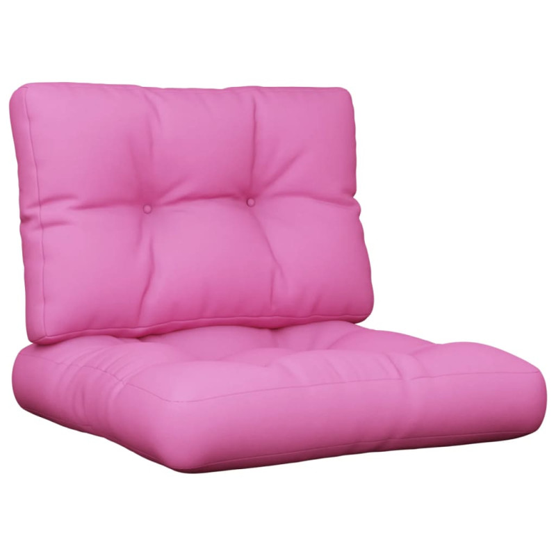 Produktbild för Palldynor 2 st rosa tyg