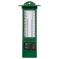 Miniatyr av produktbild för Nature Min-max Digital termometer utomhusbruk 9,5x2,5x24 cm
