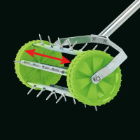 Miniatyr av produktbild för Draper Tools Gräsmatteluftare 450 mm grön