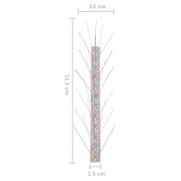 Produktbild för 5-raders Fågelpiggar i rostfritt stål 6 st 3 m