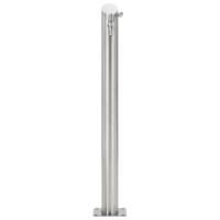 Produktbild för Vattenpost för trädgården 95 cm rostfritt stål rund