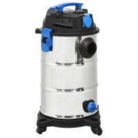 Produktbild för Våt- och torrdammsugare 1200 W 30 L silver