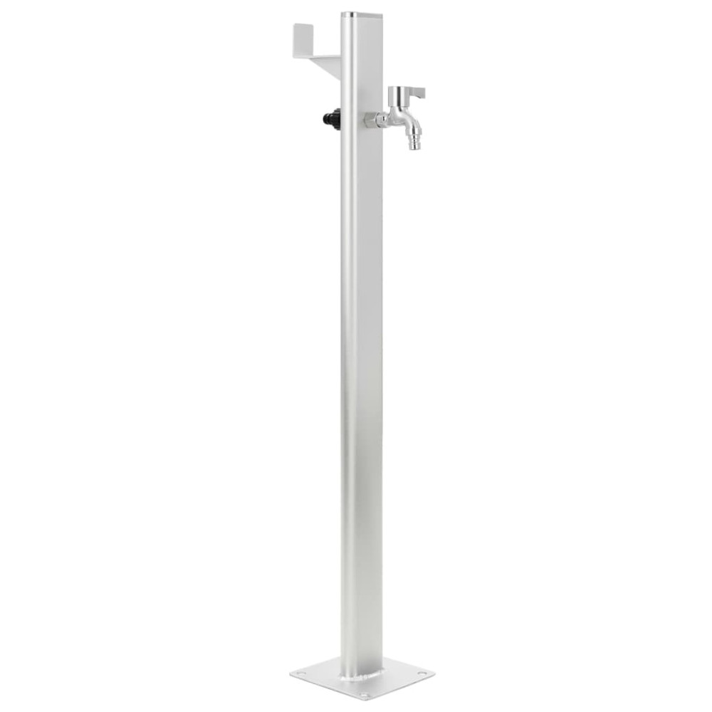 Produktbild för Vattenpost för trädgården 95 cm aluminium