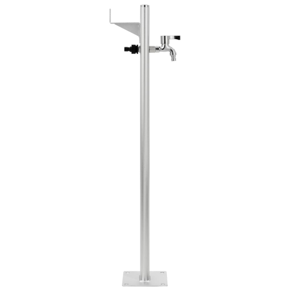 Produktbild för Vattenpost för trädgården 95 cm aluminium