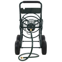 Produktbild för Slangvagn med 1/2" slangkoppling 75 m stål