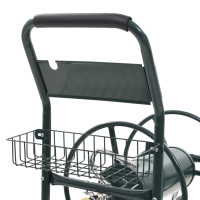 Produktbild för Slangvagn med 1/2" slangkoppling 75 m stål