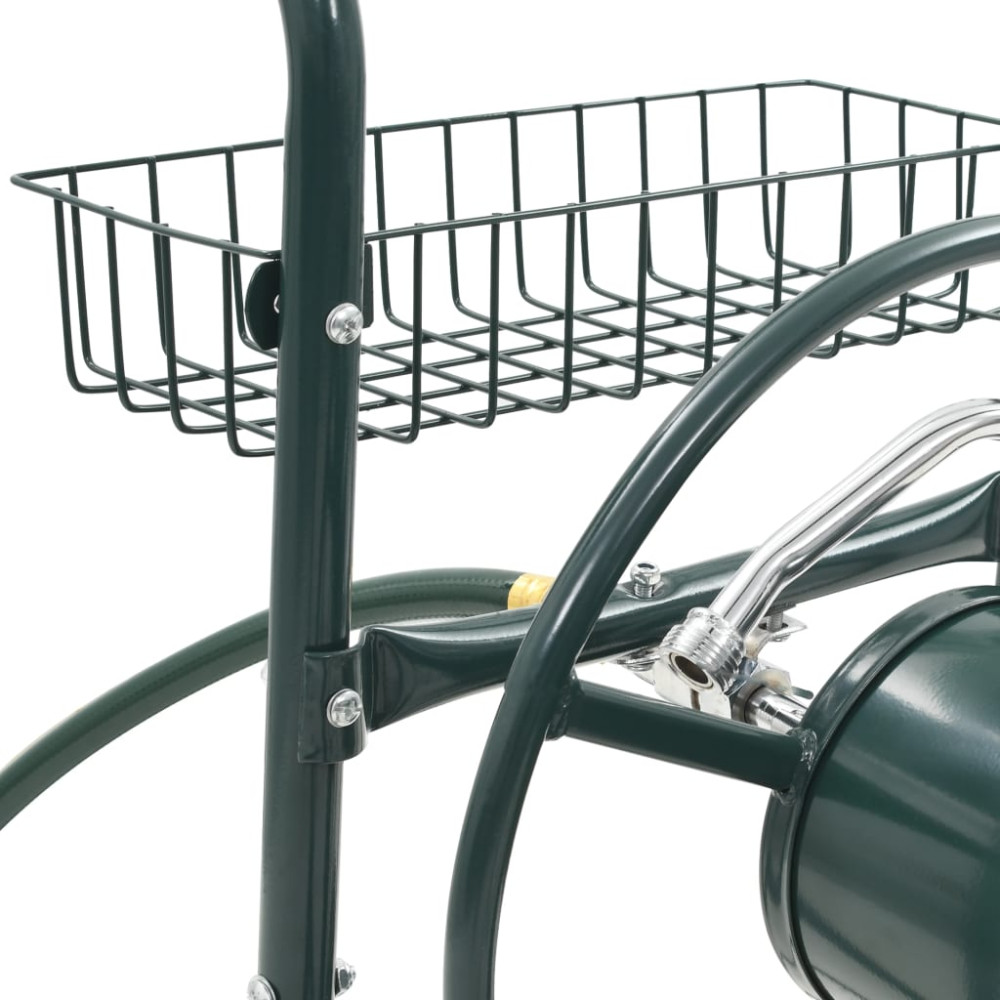 Produktbild för Slangvagn med 1/2" slangkoppling 75 m stål