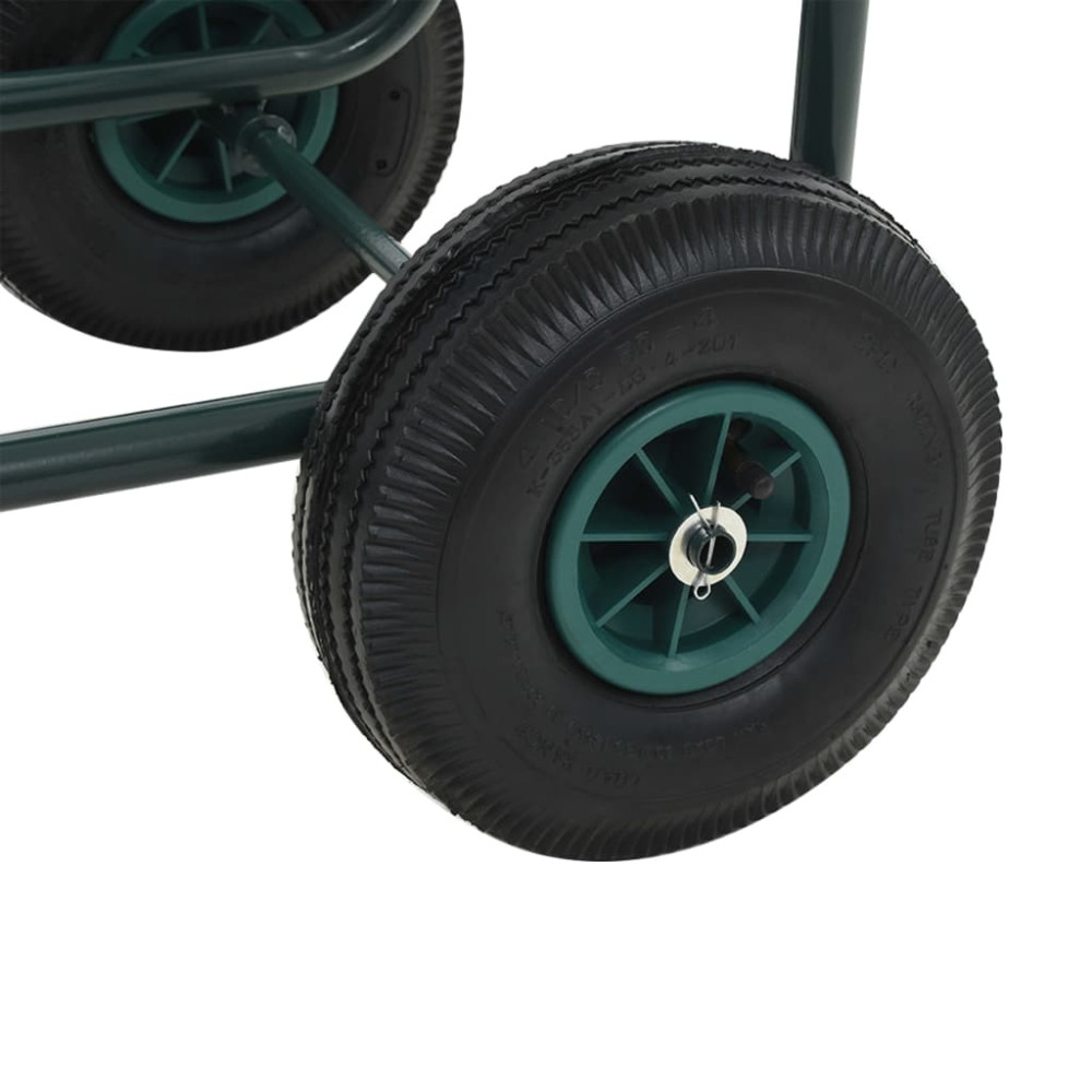 Produktbild för Slangvagn med 1/2" slangkoppling 75 m stål