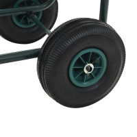 Produktbild för Slangvagn med 1/2" slangkoppling 75 m stål