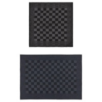 Miniatyr av produktbild för Handduksset 10 st svart och grå bomull