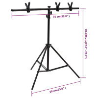 Produktbild för Fotostudio med lampor, bakgrund och reflexskärm