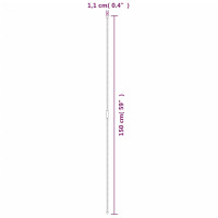 Produktbild för Växtstöd 30 st grön 150 cm stål