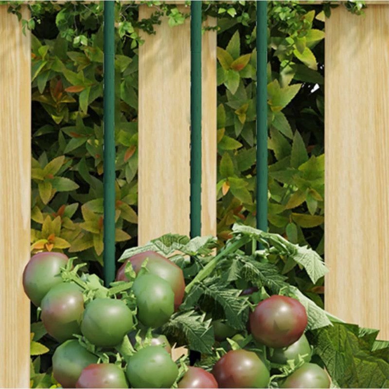 Produktbild för Växtstöd 30 st grön 180 cm stål