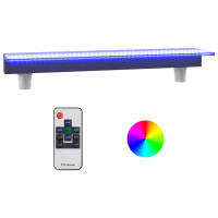 Produktbild för Vattenfall med RGB LED akryl 90 cm
