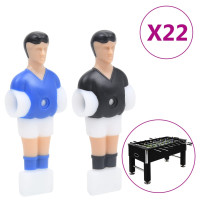 Produktbild för Spelare för fotbollsbord med 12,7 mm stavar 22 delar