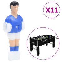 Produktbild för Spelare för fotbollsbord med 12,7 mm stavar 22 delar