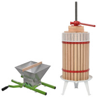 Produktbild för Frukt- och vinpress set 2 delar
