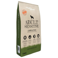 Produktbild för Premium Hundmat torr Adult Sensitive Lamb & Rice 2 st 30 kg