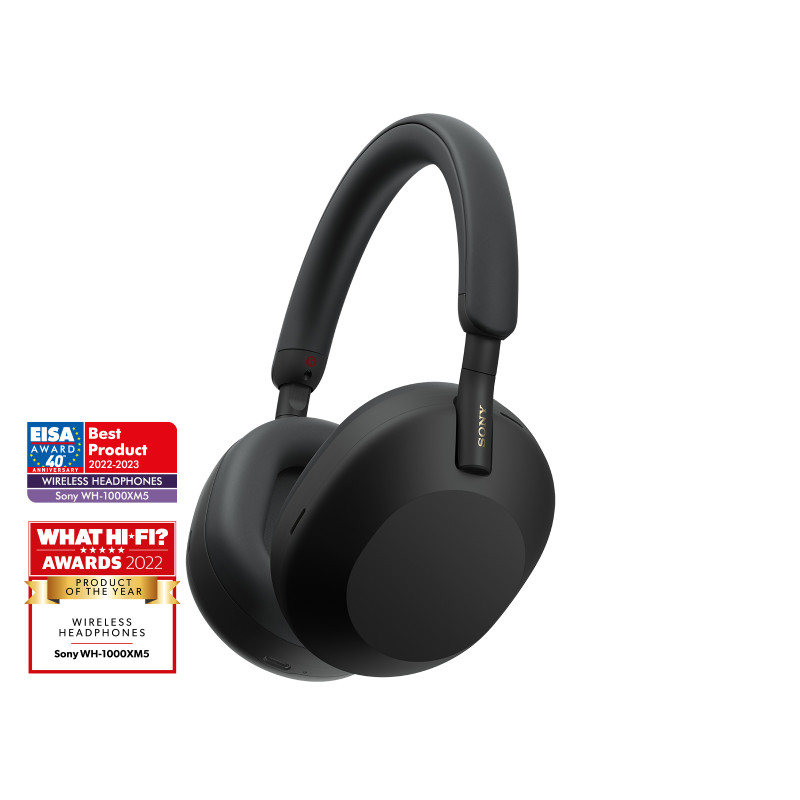 Produktbild för Sony WH-1000XM5 Hörlurar Kabel & Trådlös Huvudband Samtal/musik Bluetooth Svart